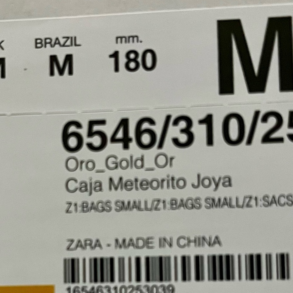 Zara NWT Gold Caja Metecrito Joya Jeweled Small Hard Case Crossbody Bag - Picture 11 of 11